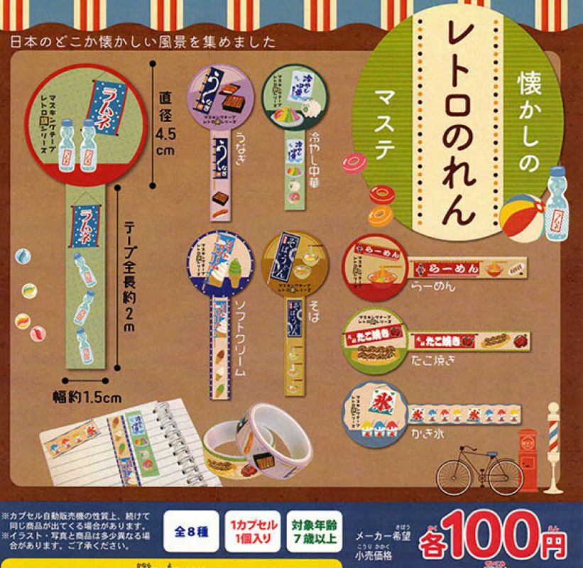 日本食品古舊膠紙