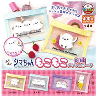 長尾山雀刺繡拉鏈袋