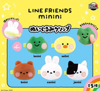 Line Friends minini 毛毛髮夾