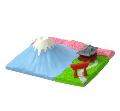 富士山和神社橡皮