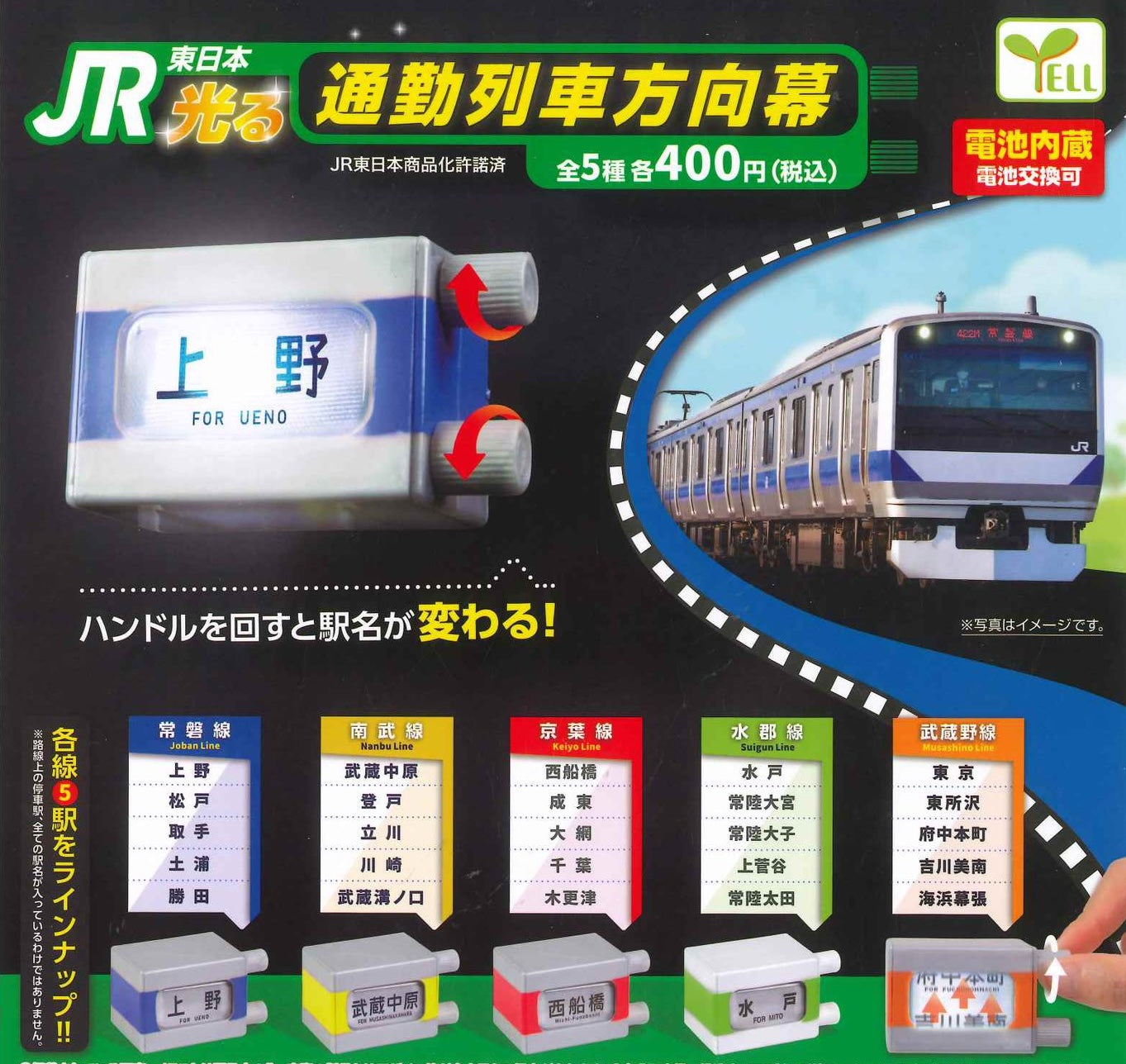 通勤列車方向牌 JR東日本篇-thumbmail-1